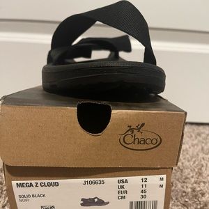 All Black Chacos